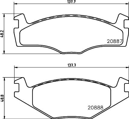 DON PCP1252 - Гальмівні колодки, дискові гальма autozip.com.ua