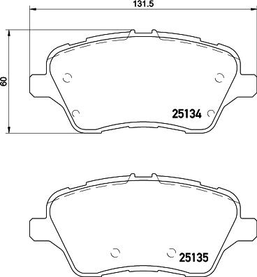 DON PCP1219 - Гальмівні колодки, дискові гальма autozip.com.ua