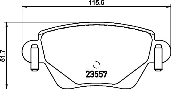 Woking PSA677300 - Гальмівні колодки, дискові гальма autozip.com.ua