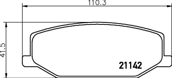 DON PCP1274 - Гальмівні колодки, дискові гальма autozip.com.ua