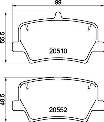 DON PCP1748 - Гальмівні колодки, дискові гальма autozip.com.ua