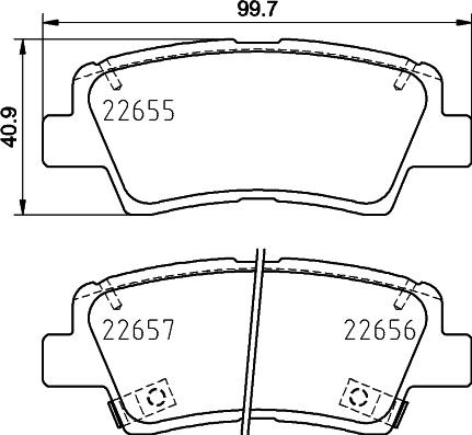 DON PCP1752 - Гальмівні колодки, дискові гальма autozip.com.ua