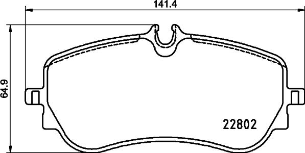 DON PCP1768 - Гальмівні колодки, дискові гальма autozip.com.ua