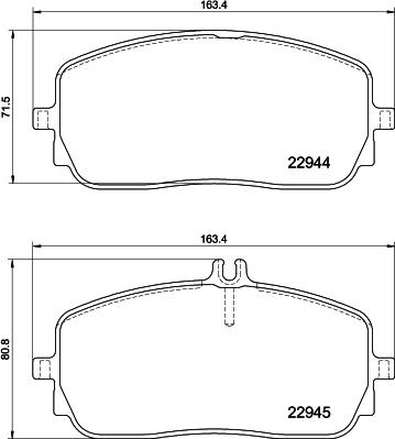 DON PCP1718 - Гальмівні колодки, дискові гальма autozip.com.ua