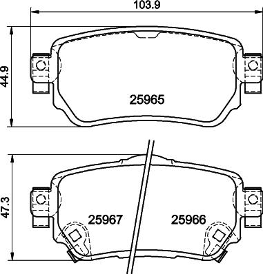 DON PCP2007 - Гальмівні колодки, дискові гальма autozip.com.ua