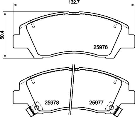 DON PCP2010 - Гальмівні колодки, дискові гальма autozip.com.ua