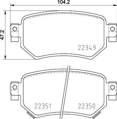 DON PCP2194 - Гальмівні колодки, дискові гальма autozip.com.ua