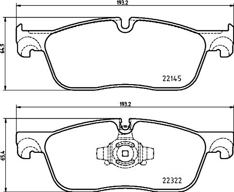 DON PCP2158 - Гальмівні колодки, дискові гальма autozip.com.ua