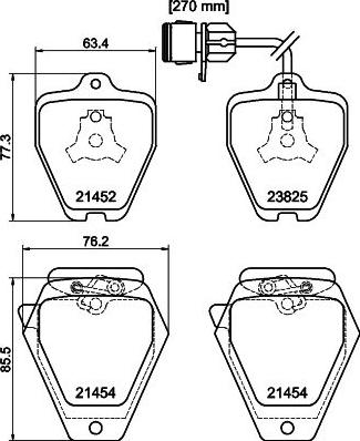 DON PCP2101 - Гальмівні колодки, дискові гальма autozip.com.ua