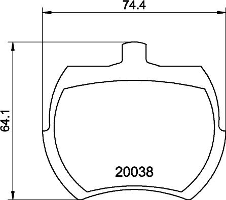 DON PCP2113 - Гальмівні колодки, дискові гальма autozip.com.ua