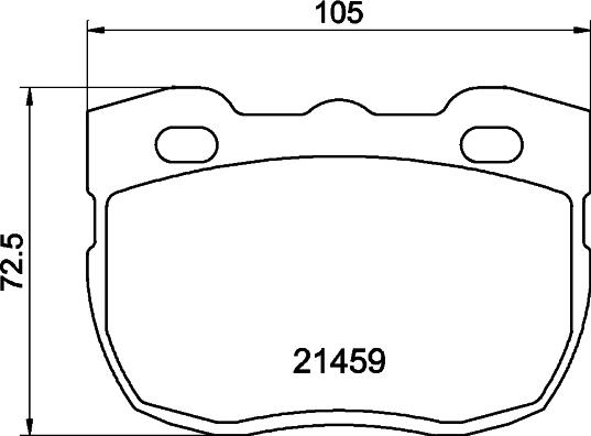 DON PCP2183 - Гальмівні колодки, дискові гальма autozip.com.ua