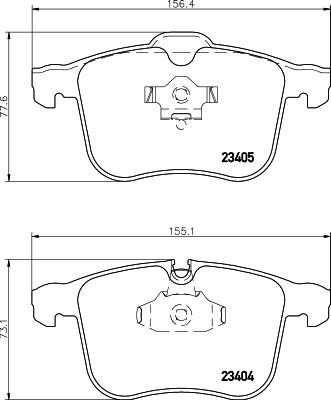 DON PCP2126 - Гальмівні колодки, дискові гальма autozip.com.ua