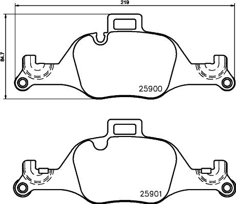 DON PCP2123 - Гальмівні колодки, дискові гальма autozip.com.ua