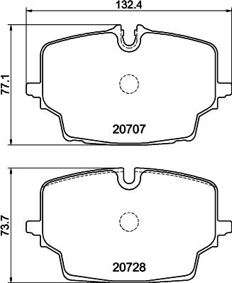 DON PCP2294 - Гальмівні колодки, дискові гальма autozip.com.ua