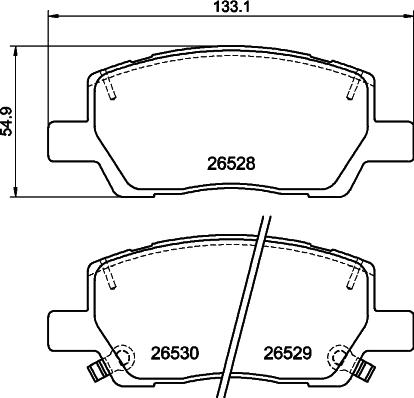 DON PCP2295 - Гальмівні колодки, дискові гальма autozip.com.ua