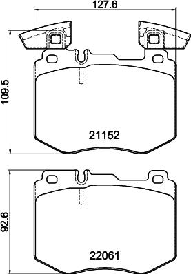 DON PCP2245 - Гальмівні колодки, дискові гальма autozip.com.ua