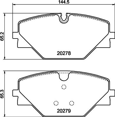 DON PCP2259 - Гальмівні колодки, дискові гальма autozip.com.ua