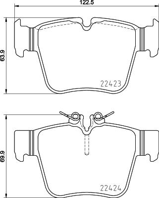 DON PCP2207 - Гальмівні колодки, дискові гальма autozip.com.ua