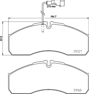 DON PCP2222 - Гальмівні колодки, дискові гальма autozip.com.ua