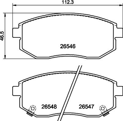 DON PCP2270 - Гальмівні колодки, дискові гальма autozip.com.ua