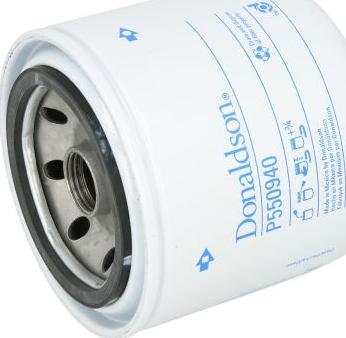 Donaldson P550940 - Масляний фільтр, ступінчаста коробка передач autozip.com.ua