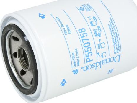 Donaldson P550758 - Масляний фільтр autozip.com.ua