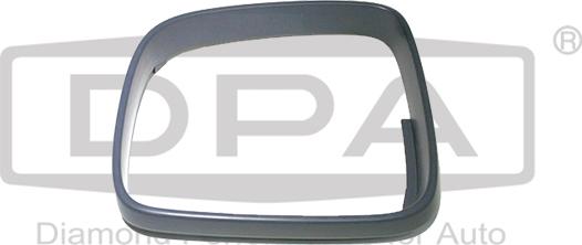 DPA 88580605802 - Рамка, зовнішнє дзеркало autozip.com.ua