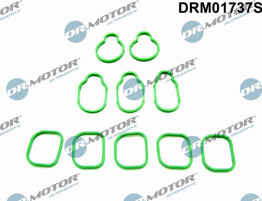 Dr.Motor Automotive DRM01737S - Комплект прокладок, впускний колектор autozip.com.ua