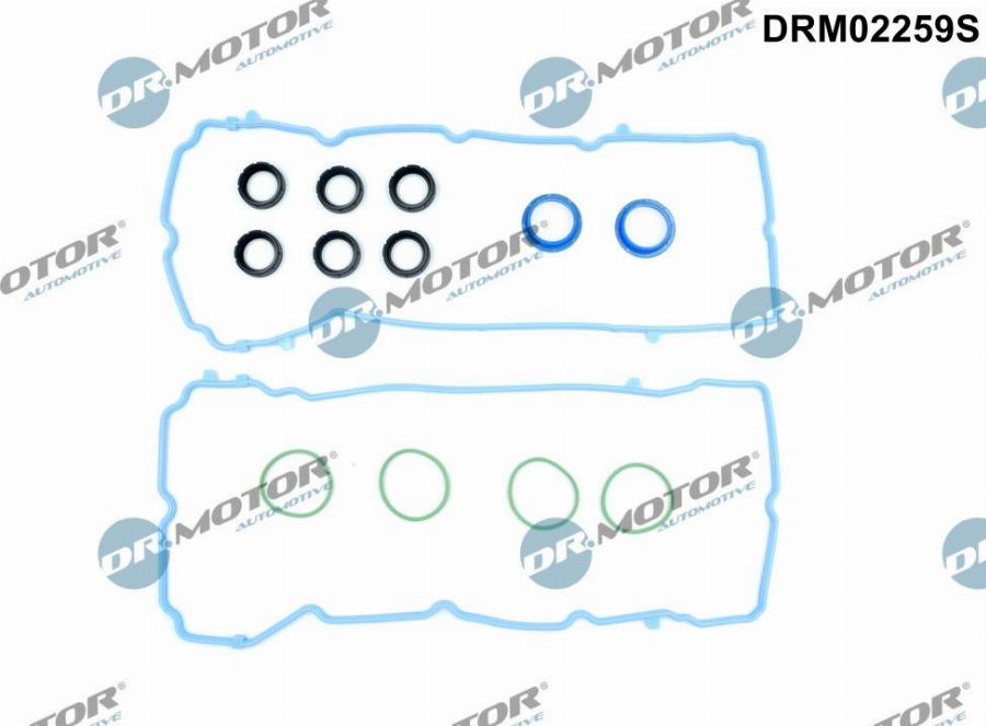 Dr.Motor Automotive DRM02259S - Комплект прокладок, кришка головки циліндра autozip.com.ua