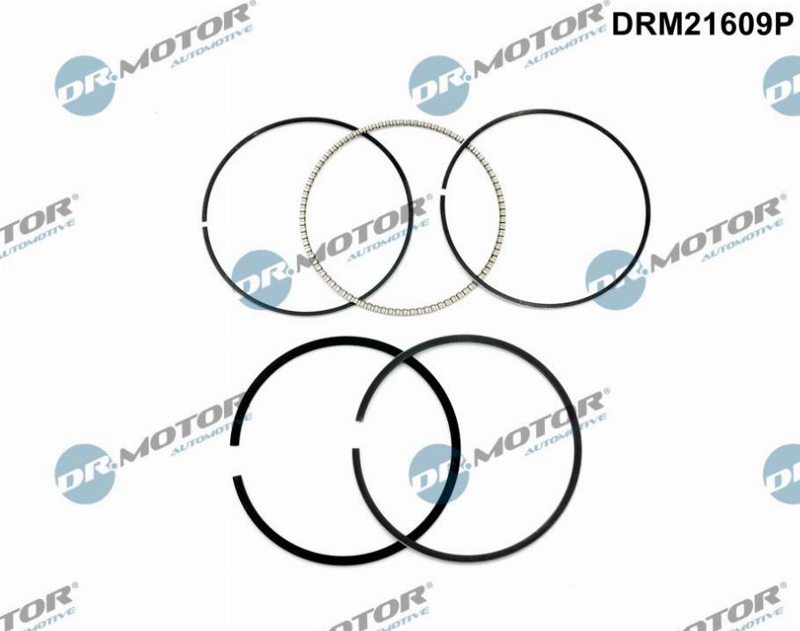 Dr.Motor Automotive DRM21609P - Комплект поршневих кілець autozip.com.ua