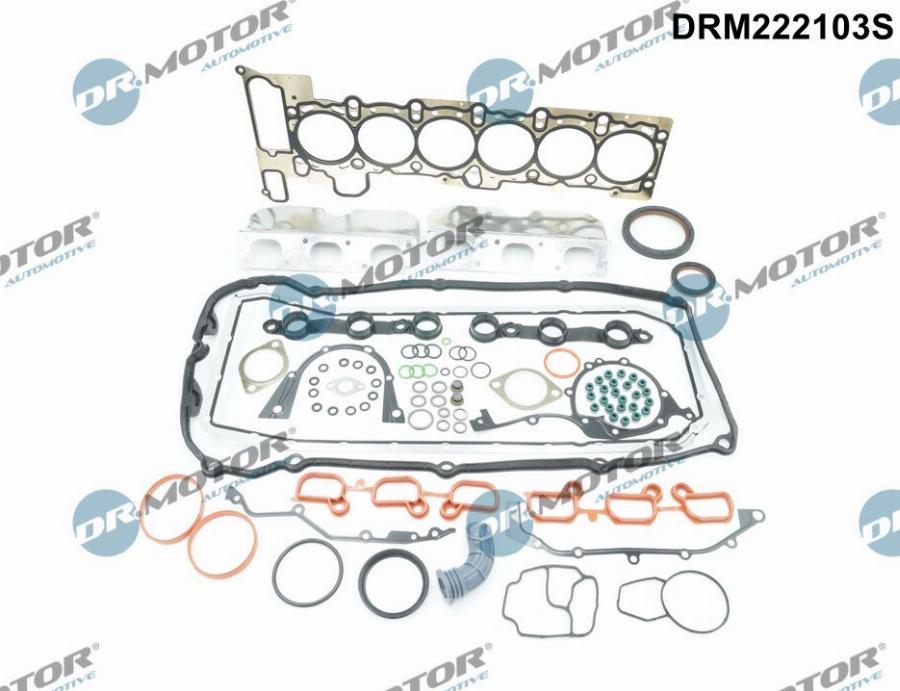 Dr.Motor Automotive DRM222103S - Комплект прокладок, головка циліндра autozip.com.ua
