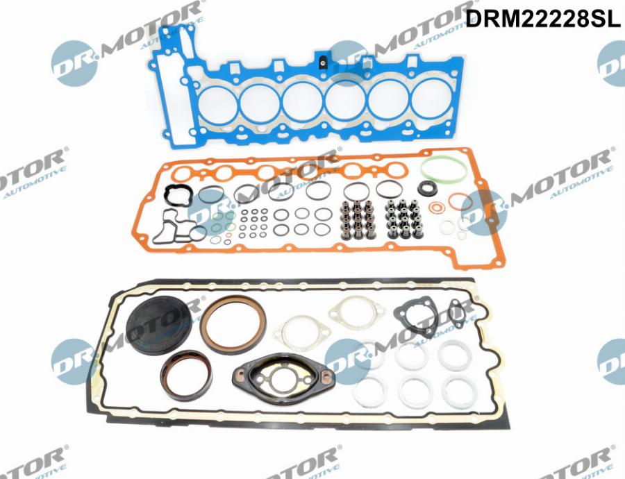 Dr.Motor Automotive DRM22228SL - Комплект прокладок, двигун autozip.com.ua