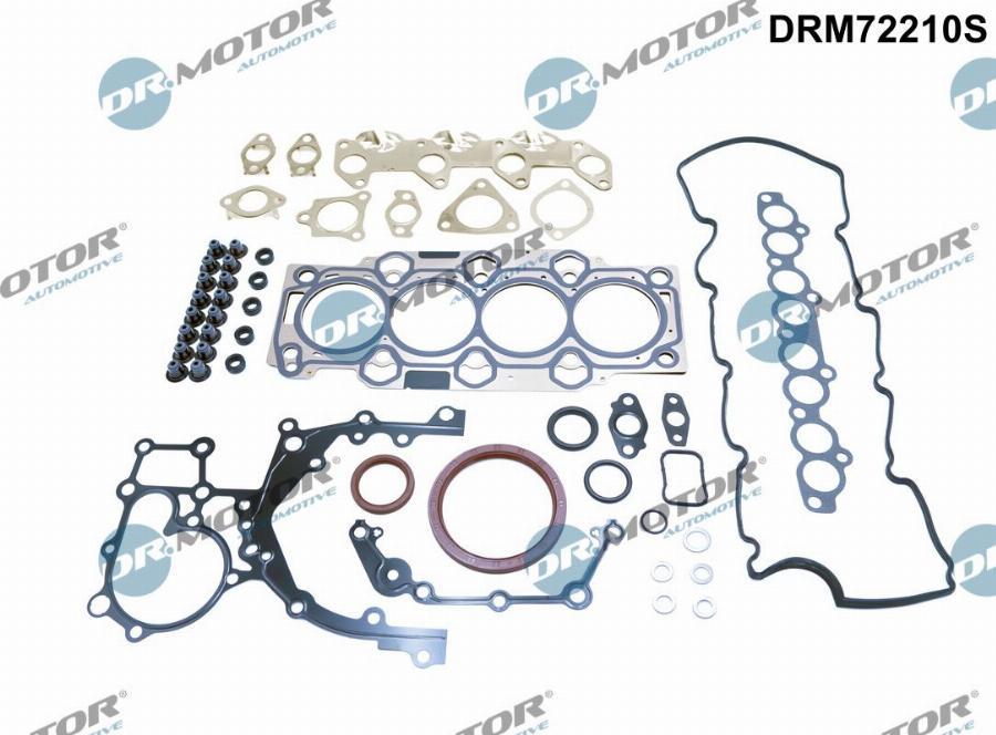 Dr.Motor Automotive DRM72210S - Комплект прокладок, двигун autozip.com.ua