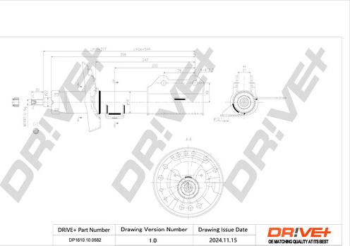Dr!ve+ DP1610.10.0582 - Амортизатор autozip.com.ua