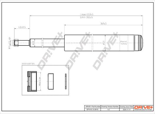 Dr!ve+ DP1610.10.0619 - Амортизатор autozip.com.ua