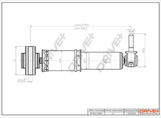 Dr!ve+ DP1610.10.0049 - Амортизатор autozip.com.ua