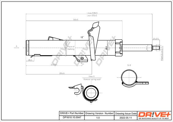 Dr!ve+ DP1610.10.0047 - Амортизатор autozip.com.ua