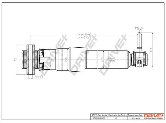 Dr!ve+ DP1610.10.0055 - Амортизатор autozip.com.ua