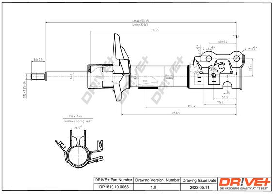 Dr!ve+ DP1610.10.0065 - Амортизатор autozip.com.ua