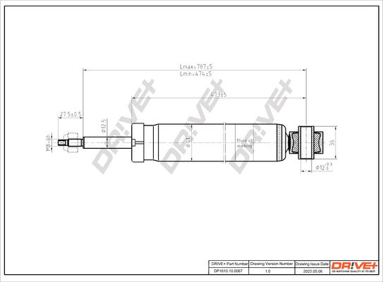 Dr!ve+ DP1610.10.0067 - Амортизатор autozip.com.ua