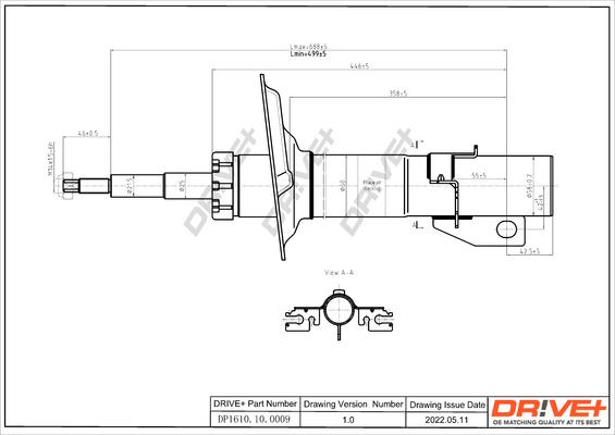 Dr!ve+ DP1610.10.0009 - Амортизатор autozip.com.ua