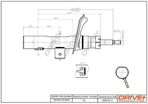 Dr!ve+ DP1610.10.0015 - Амортизатор autozip.com.ua