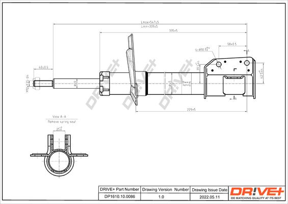 Dr!ve+ DP1610.10.0086 - Амортизатор autozip.com.ua