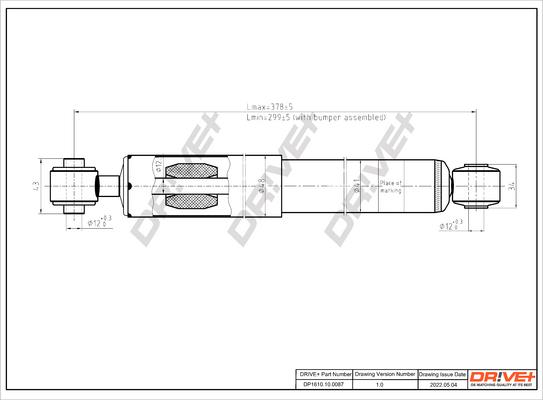 Dr!ve+ DP1610.10.0087 - Амортизатор autozip.com.ua