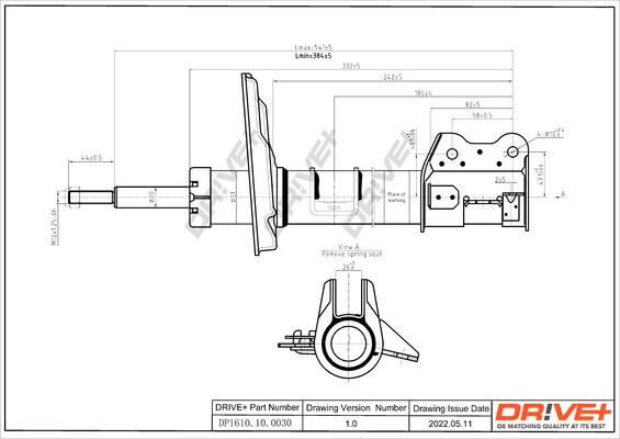 Dr!ve+ DP1610.10.0030 - Амортизатор autozip.com.ua