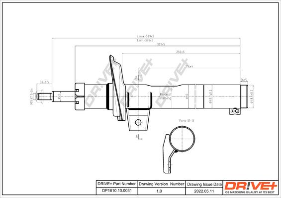 Dr!ve+ DP1610.10.0031 - Амортизатор autozip.com.ua