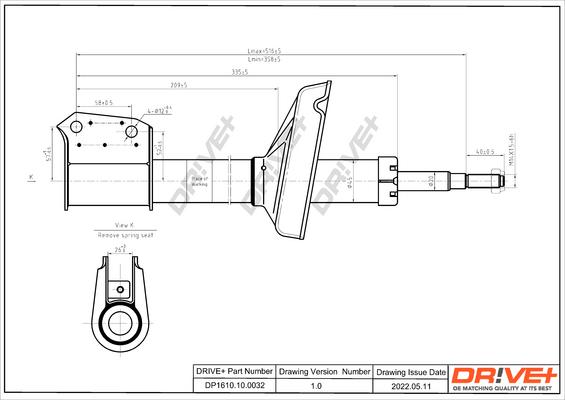 Dr!ve+ DP1610.10.0032 - Амортизатор autozip.com.ua