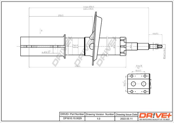 Dr!ve+ DP1610.10.0029 - Амортизатор autozip.com.ua