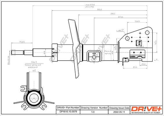 Dr!ve+ DP1610.10.0079 - Амортизатор autozip.com.ua