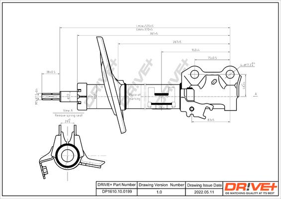 Dr!ve+ DP1610.10.0199 - Амортизатор autozip.com.ua